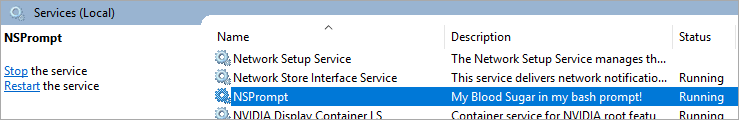My sugar updater runs in a Windows Service