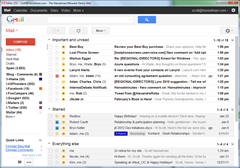 My gmail looks like a terminal if you squint