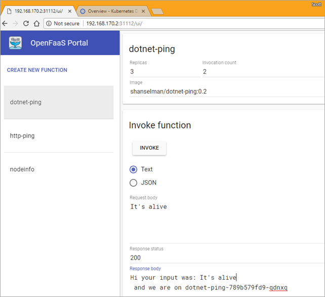 OpenFaas scales .NET apps