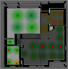 The mesh points make the signal better in parts of the house