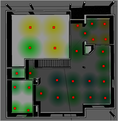 The mesh points make the signal better in parts of the house