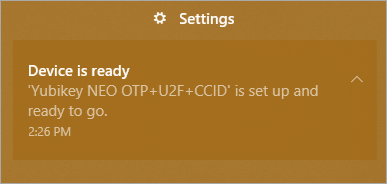 Setting up a YubiKey on Windows Setting up a YubiKey on Windows