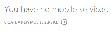 You have no mobile services You have no mobile services