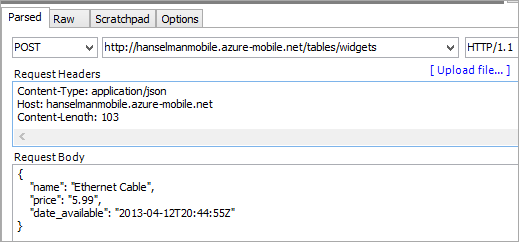 POSTING with Fiddler POSTING with Fiddler