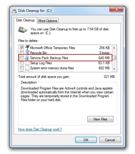 compress your os drive disk cleanup
