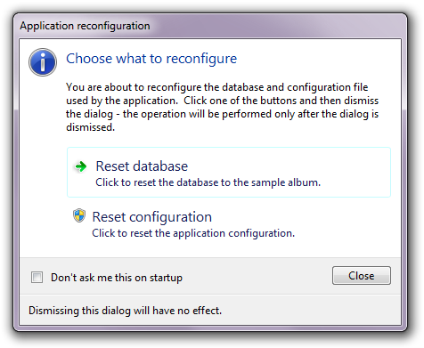 Application reconfiguration Application reconfiguration
