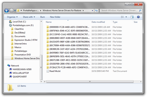 Windows Home Server Drivers for Restore Windows Home Server Drivers for Restore